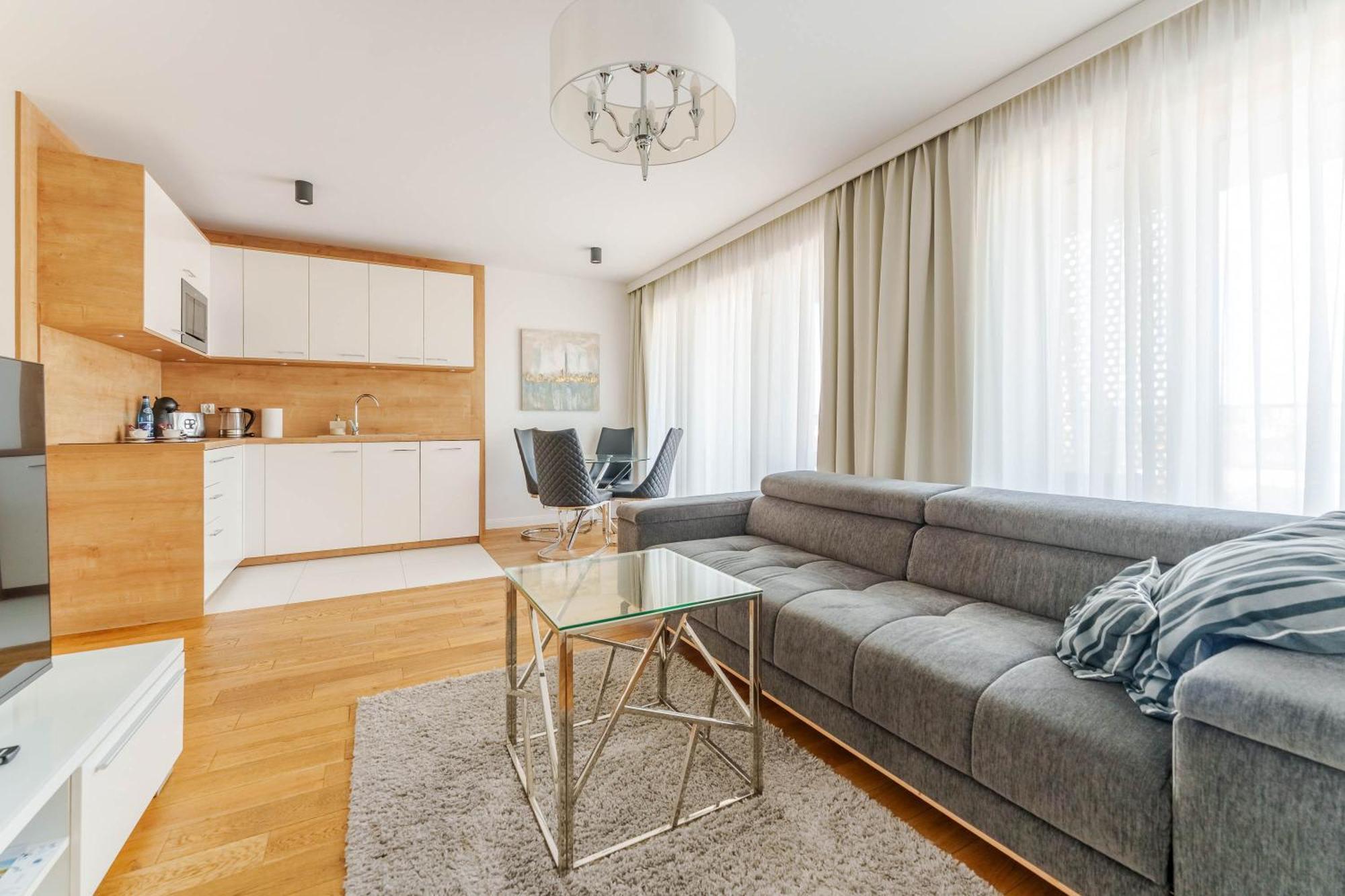 Apart111 Apartament Rodzinny 3 Pokoje - 2 Sypialnie- Sauna, Silownia Колобжег Екстериор снимка